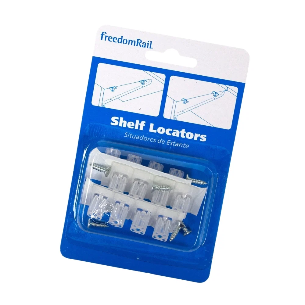 Enhanced Shelf Locators Clear Set of 12 Certified