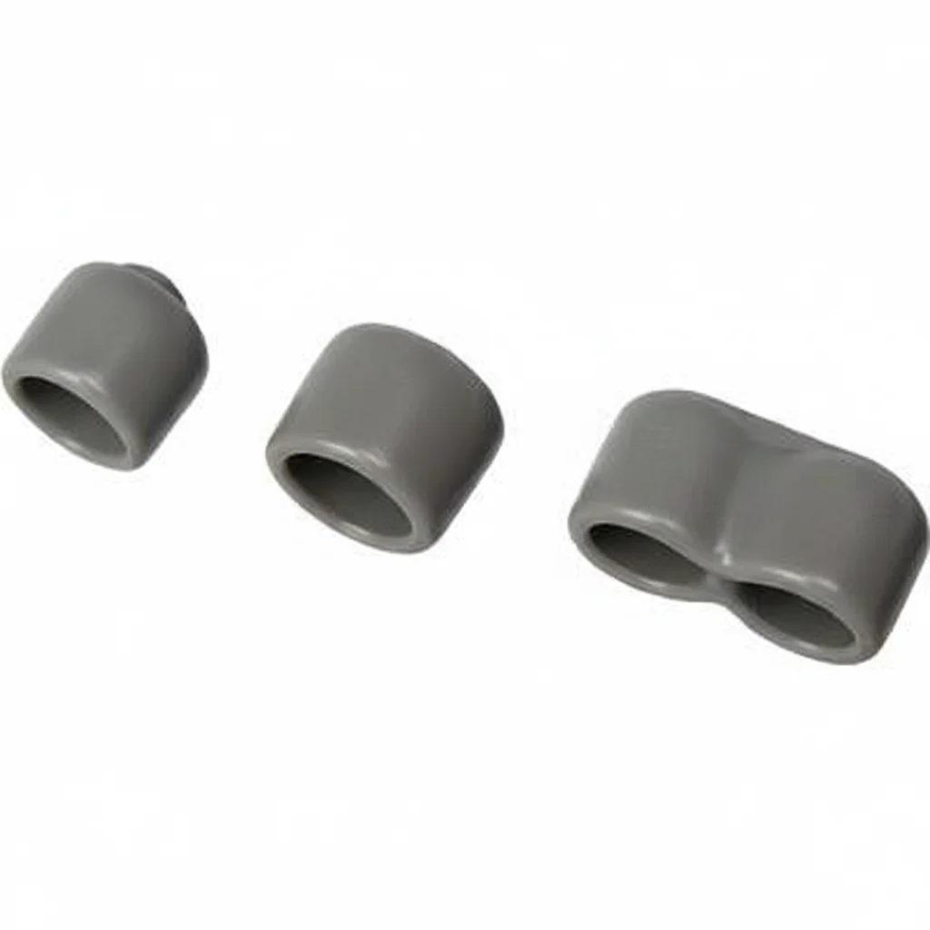Green domRail Profile End Caps – Nickel Original