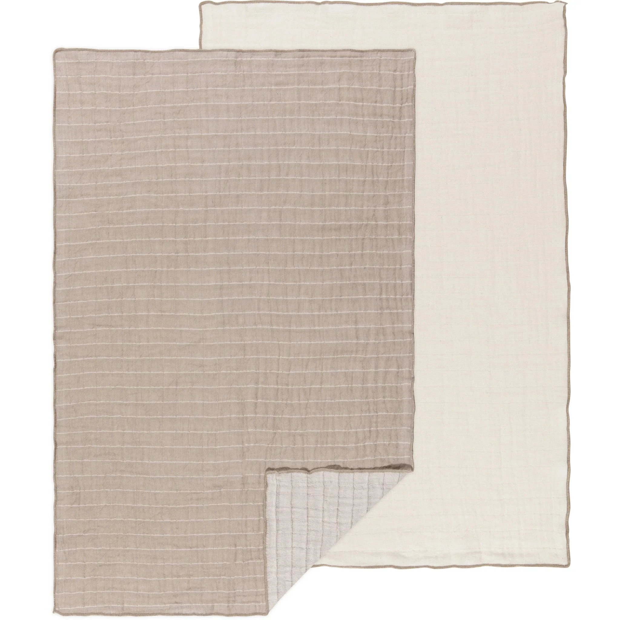 Sophisticated GAUZE DISH TOWEL DOVE GREY SET 2 Powerful