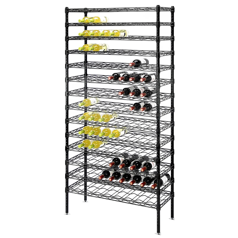Modern Heavy-Duty 14 quot d Black Wire Wine Racks Innovative