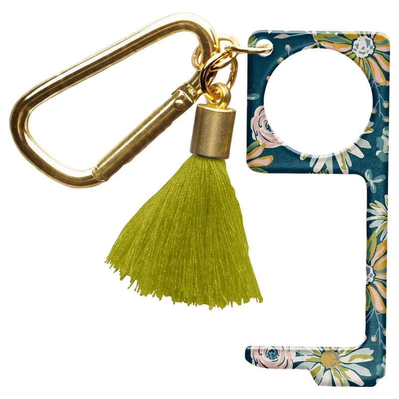 Lightweight SAFE TOUCH KEYCHAIN NAVY FLORAL Consistent