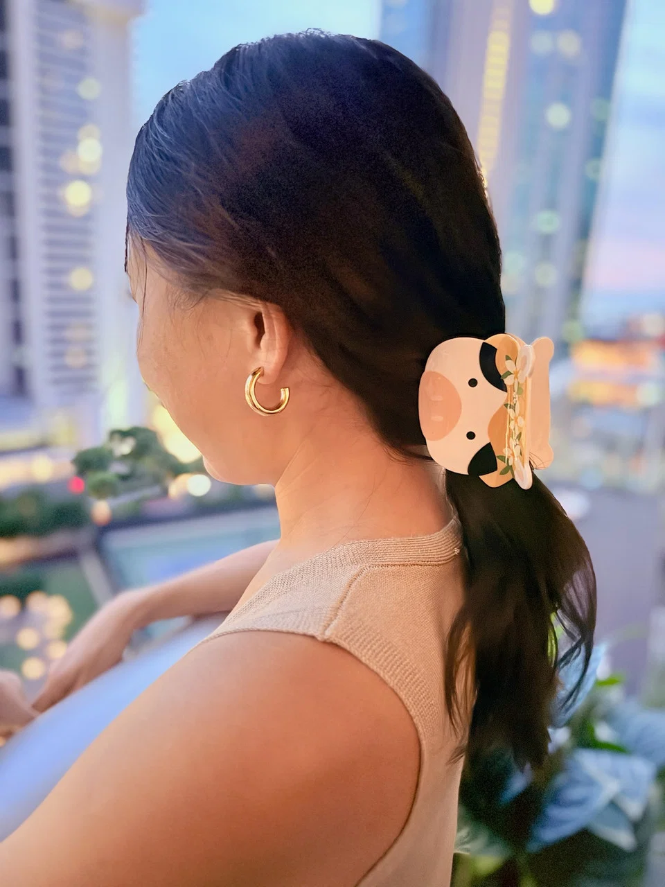 Minimalist EDEN HAIR CLIP COW User-Friendly