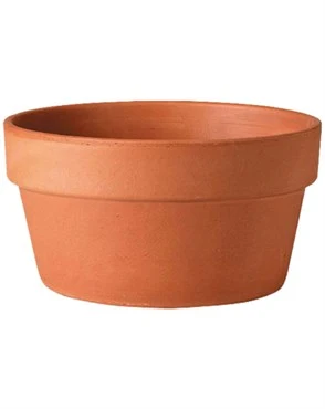Carefully Designed TERRA COTTA 8.5 quot HALF POT Quality