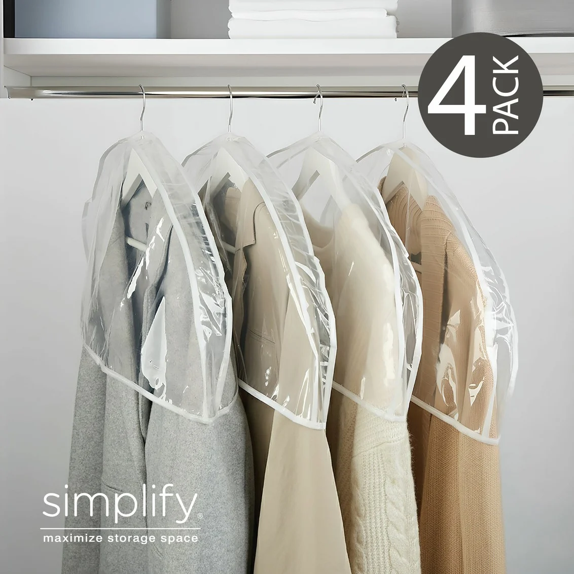 Responsible SHOULDER COVERS CLEAR 4CT Soft