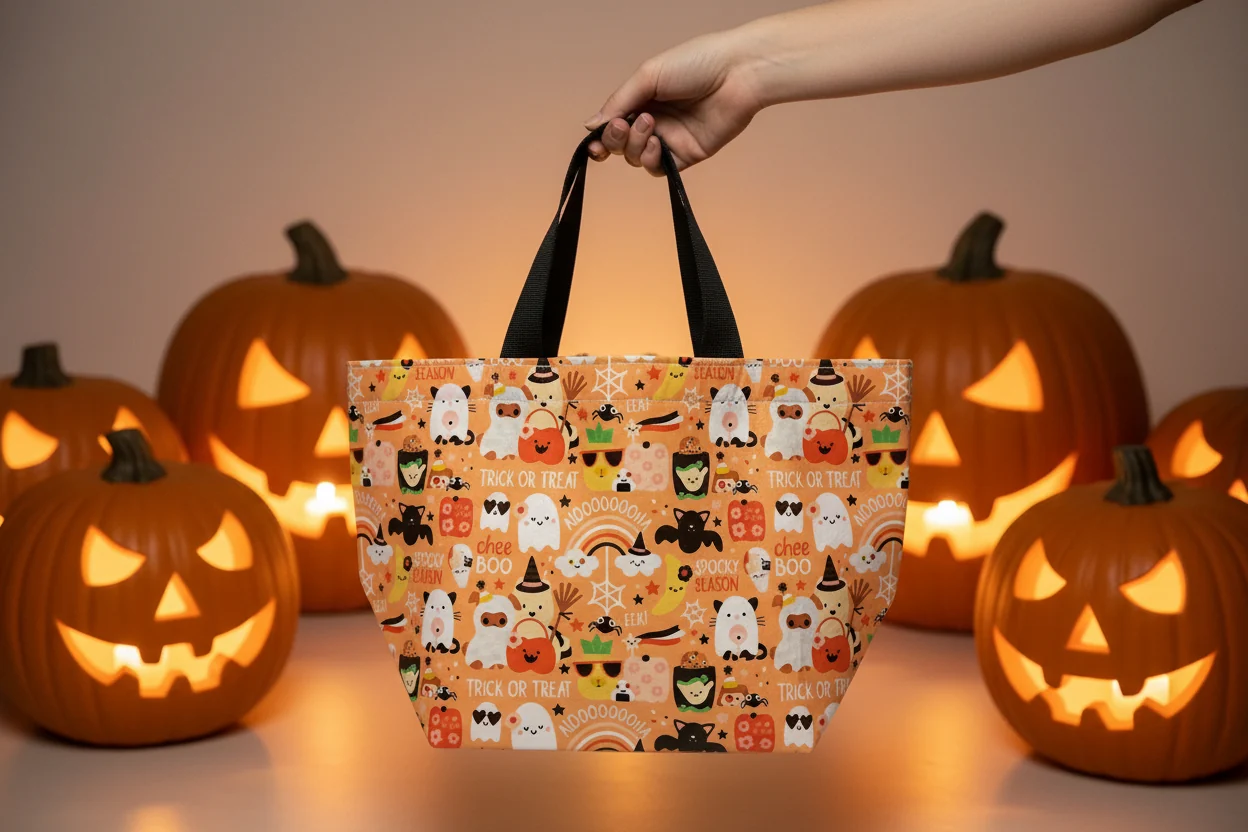 Solid EDEN CRINKLE DUMPLING GHOULS WANNA HAVE FUN Environmentally Friendly