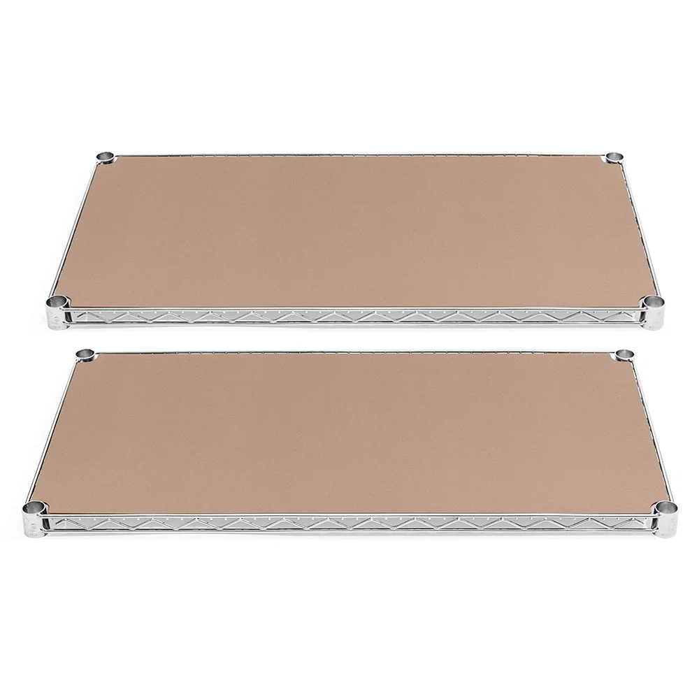 Clean 10 quot d Plastic Wire Shelf Liners 2-Pack – Beige Superior