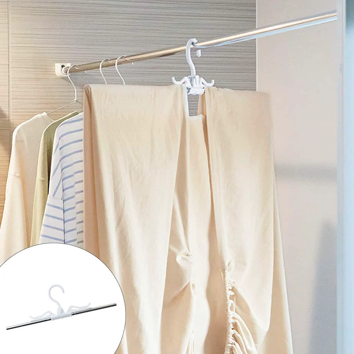 Elite Fitted Sheet Hanger White Prestigious