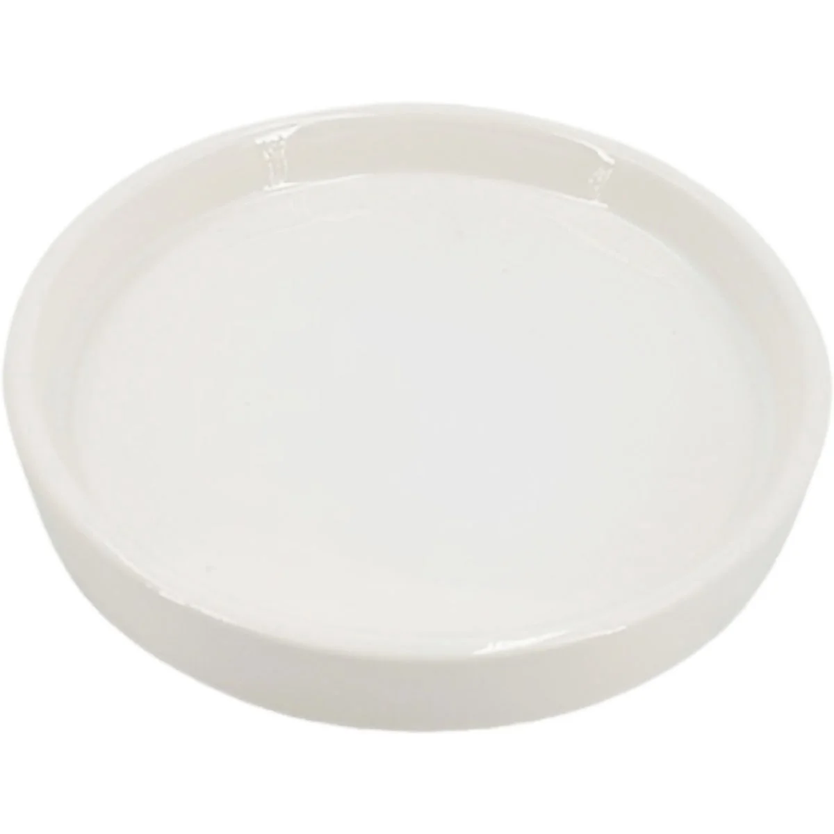 Practical MCARR CERAMIC SAUCER WHITE 4 quot Solid