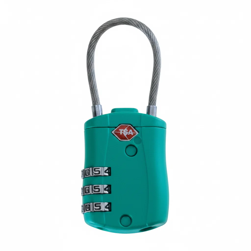 Smart EASY READ CABLE LOCK TEAL Convenient