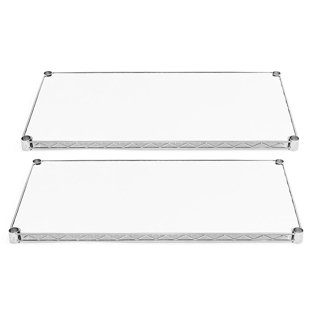 Genuine 12 quot d Plastic Wire Shelf Liners 2-Pack – White Recyclable