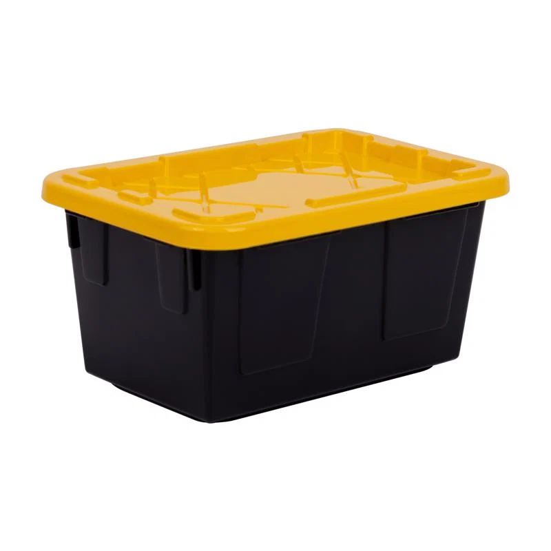 Traditional STORAGE TOTE MINI BLACK YELLOW Secure