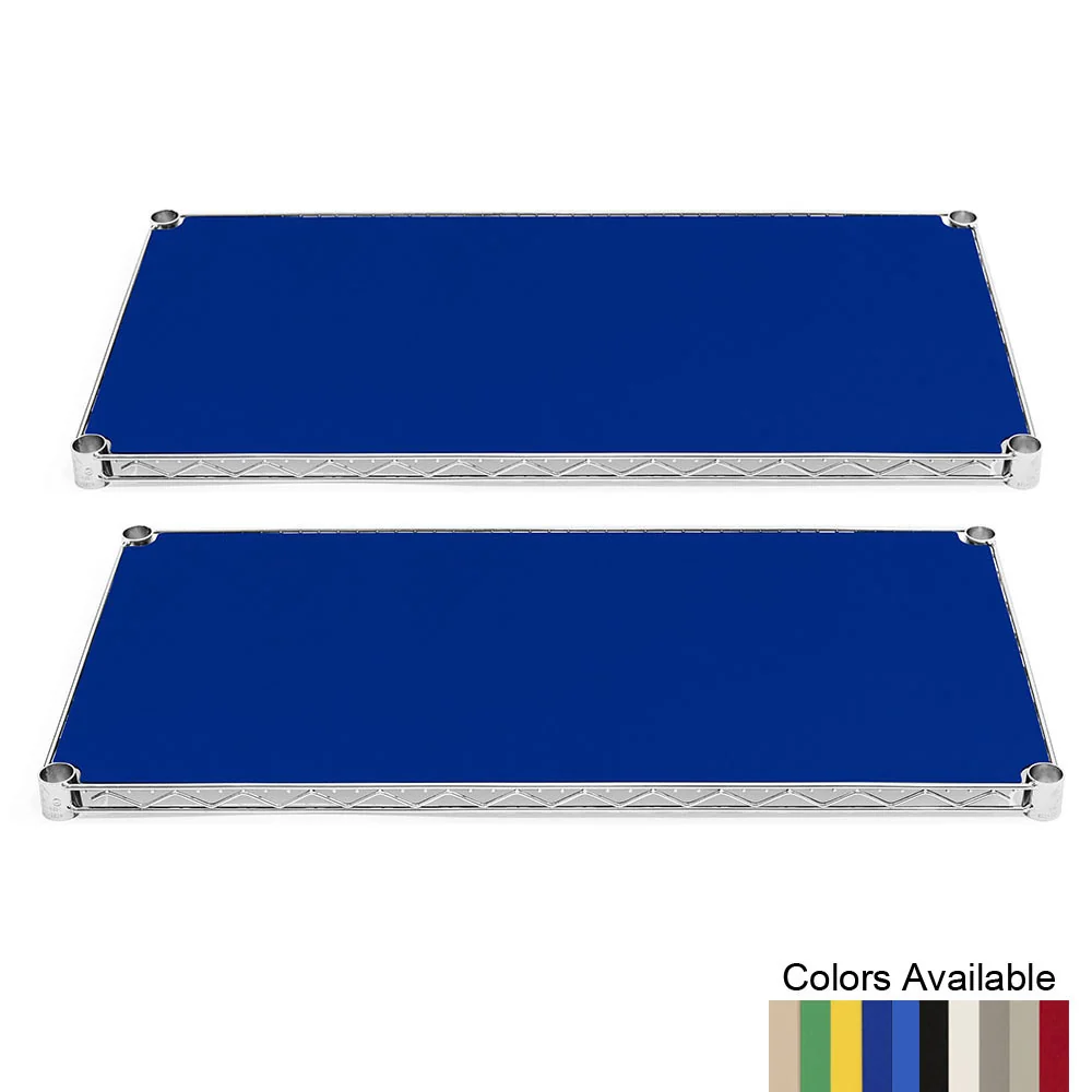 Next-Generation 24 quot d x 36 quot w Plastic Wire Shelf Liners for Enclosures – 2-Pack Flexible