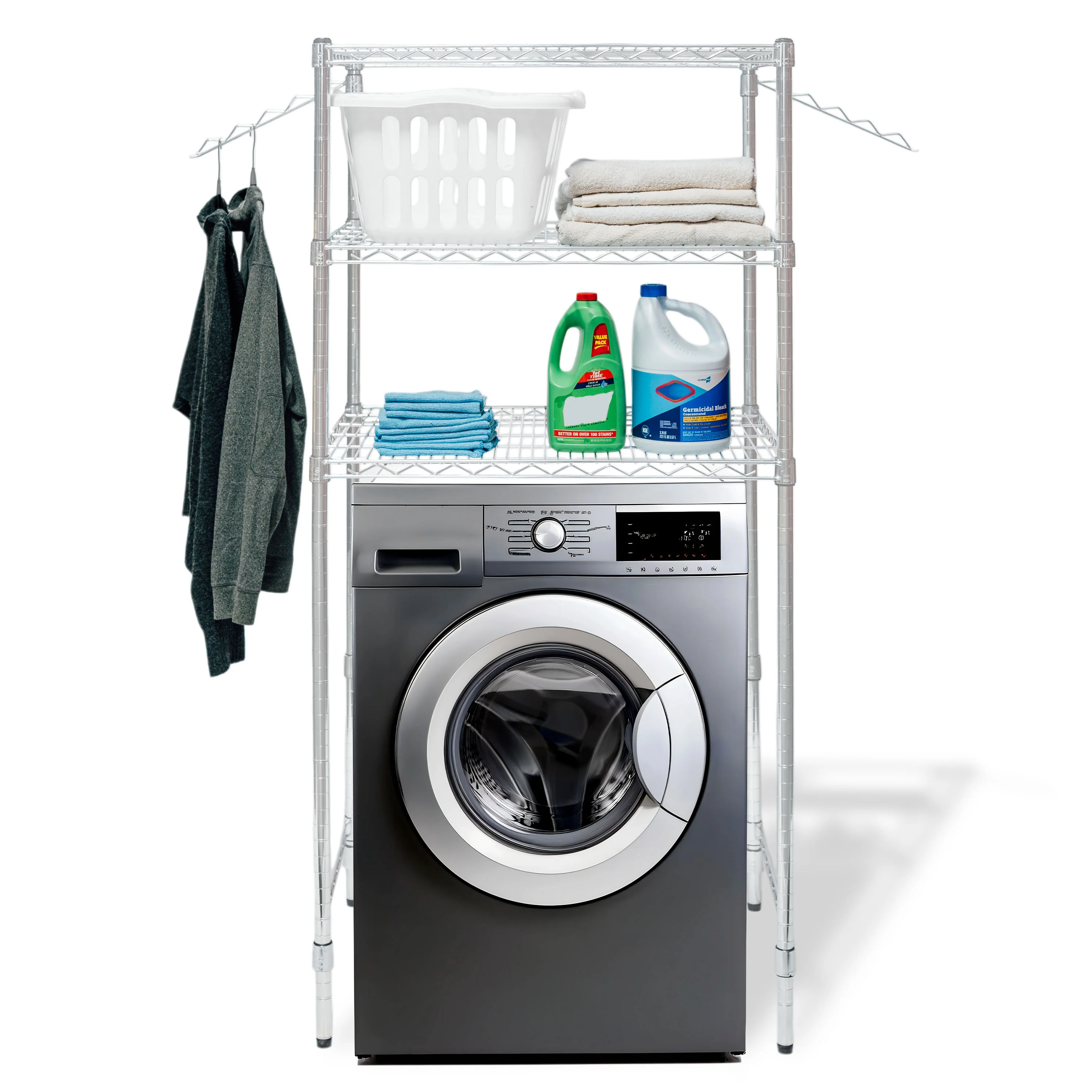 Enhanced Over-the-Washer Storage Convenient