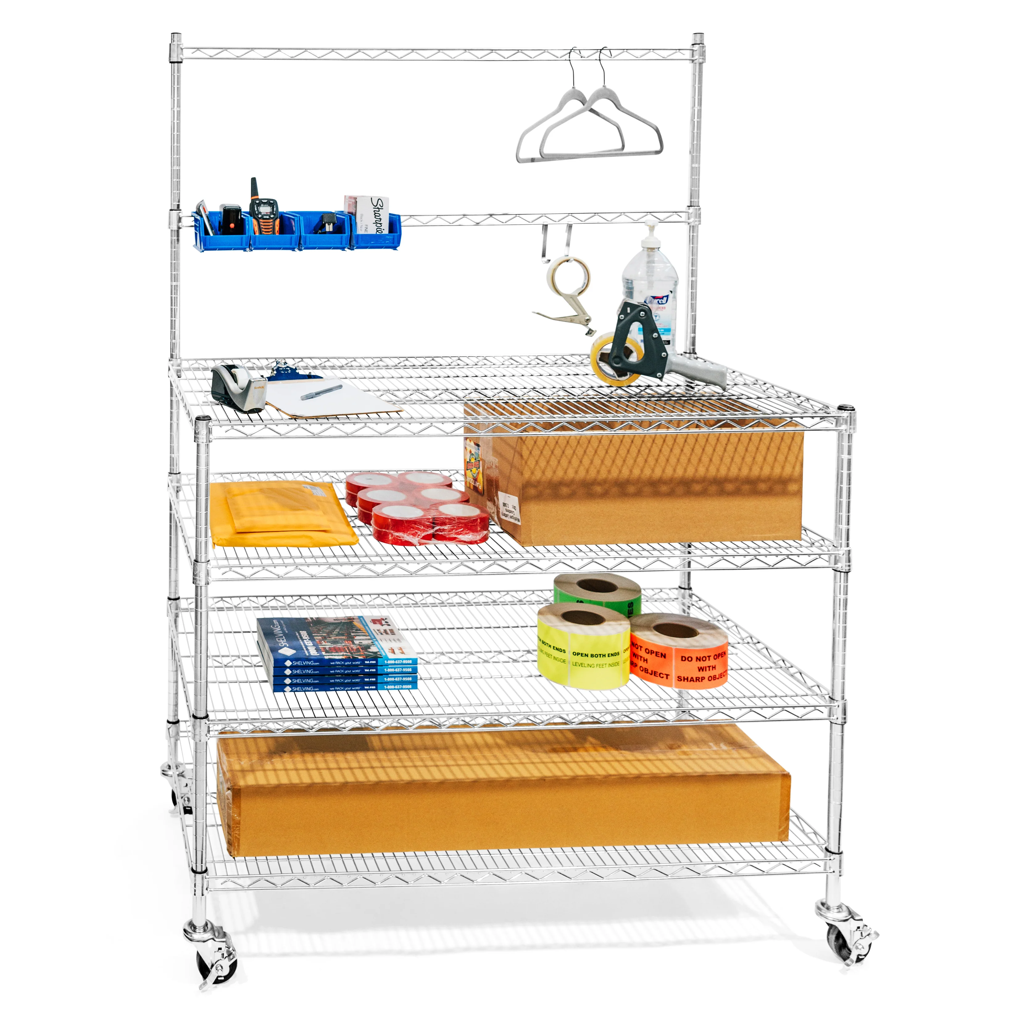 Detailed Retail Packaging Cart Smart