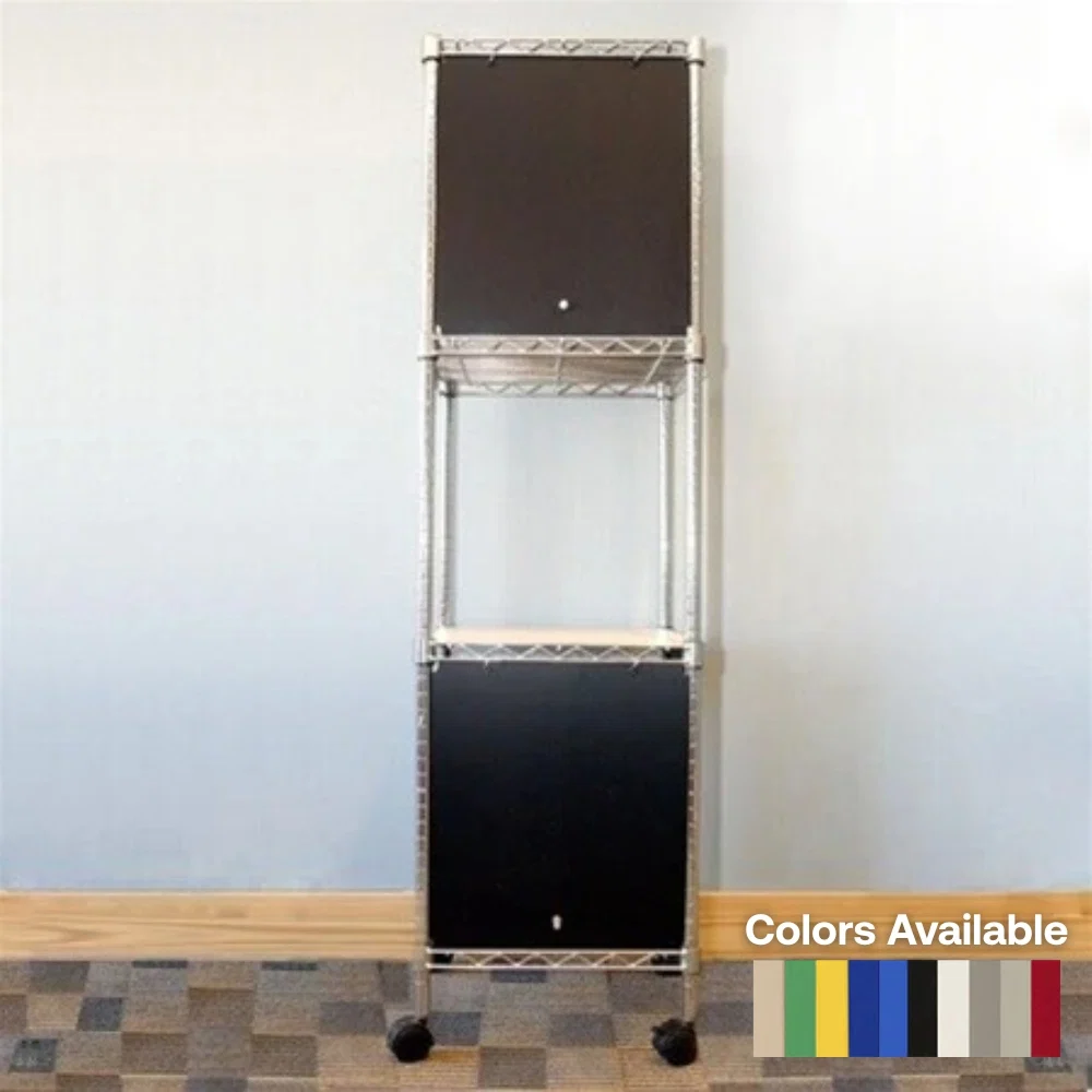 Fashionable 18 quot d x 18 quot w x 18 quot h Swing Door Wire Shelving Enclosures Elite