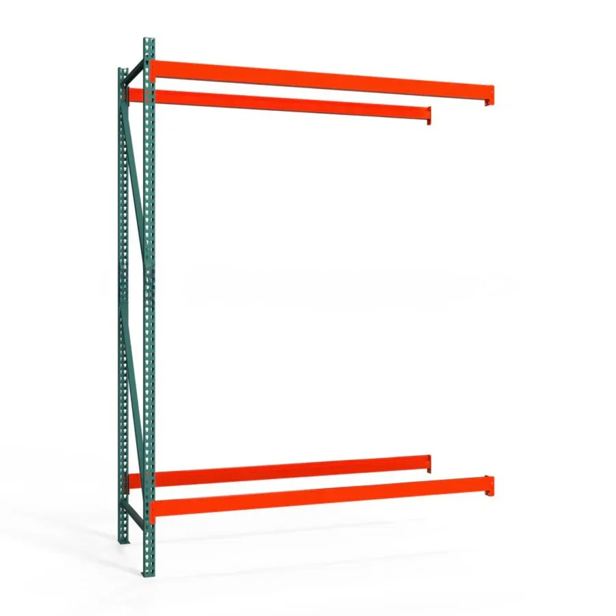 Innovative 2-Tier Teardrop Pallet Rack Add-On Units – Standard Duty – 36 quot d x 144 quot h Prestigious