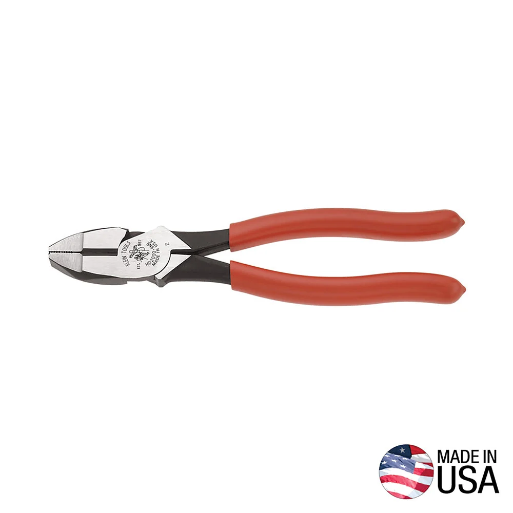 Advanced Klein Heavy-Duty Lineman s Pliers Thicker-Dipped Handle HD2000-9NE Modern