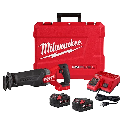 Enhanced Milwaukee M18 FUEL™ SAWZALL® Reciprocating Saw – 2 Battery XC5.0 Kit 2821-22 Contemporary