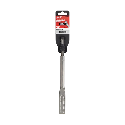 Premium Material Milwaukee SDS PLUS SLEDGE 3 4 quot X 10 quot Flat Chisel 48-62-6052 High-Quality