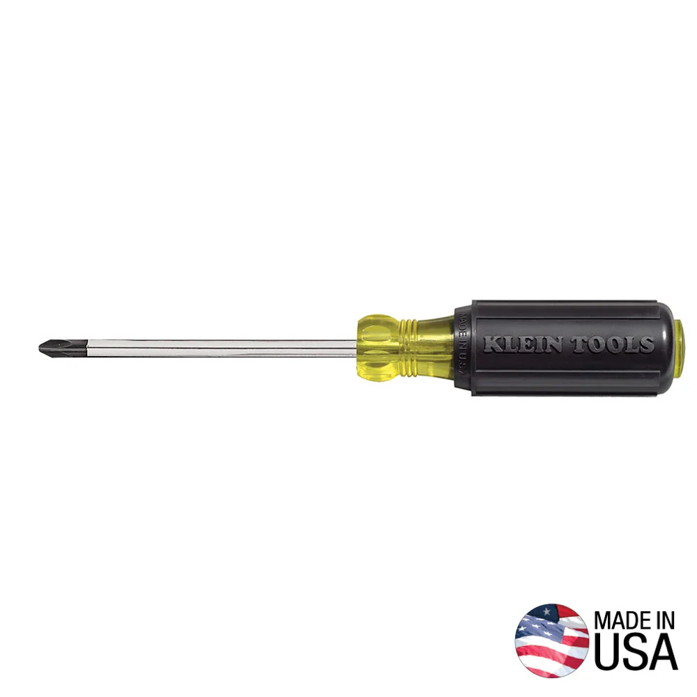 Pure Klein 2 Phillips Screwdriver 4-Inch Round Shank 603-4 Official