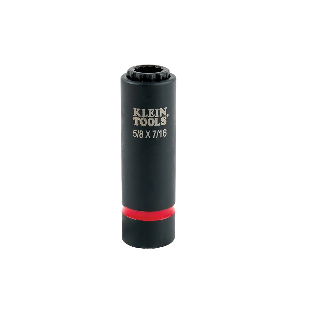 Contemporary Klein 2-in-1 Impact Socket 12-Point 5 8 and 7 16-Inch 66012 Enhanced