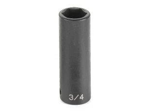 Smooth Grey Pneumatic 2024D – 1 2 quot Drive x 3 4 quot Deep Length Impact Socket Elite