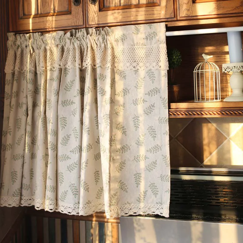 User-Friendly Ownkoti Cotton Linen Cabinet Curtain Cafe Curtain Organic