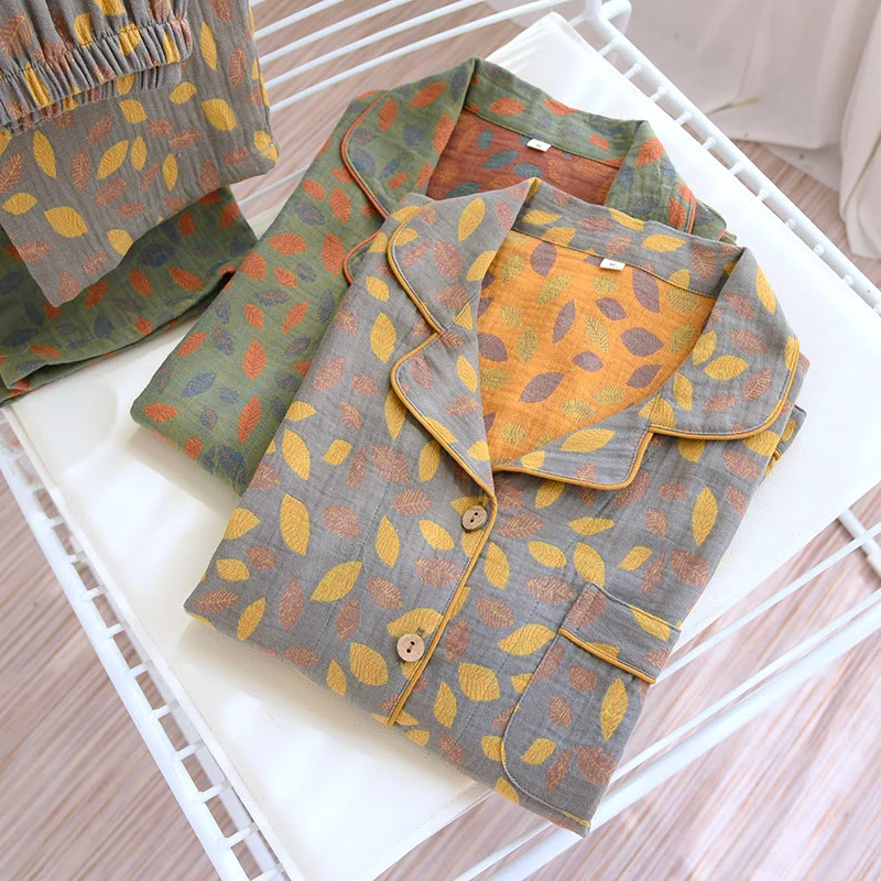 Trendy Ownkoti Leaf Pattern Soft Cotton Loungewear Set Exceptional