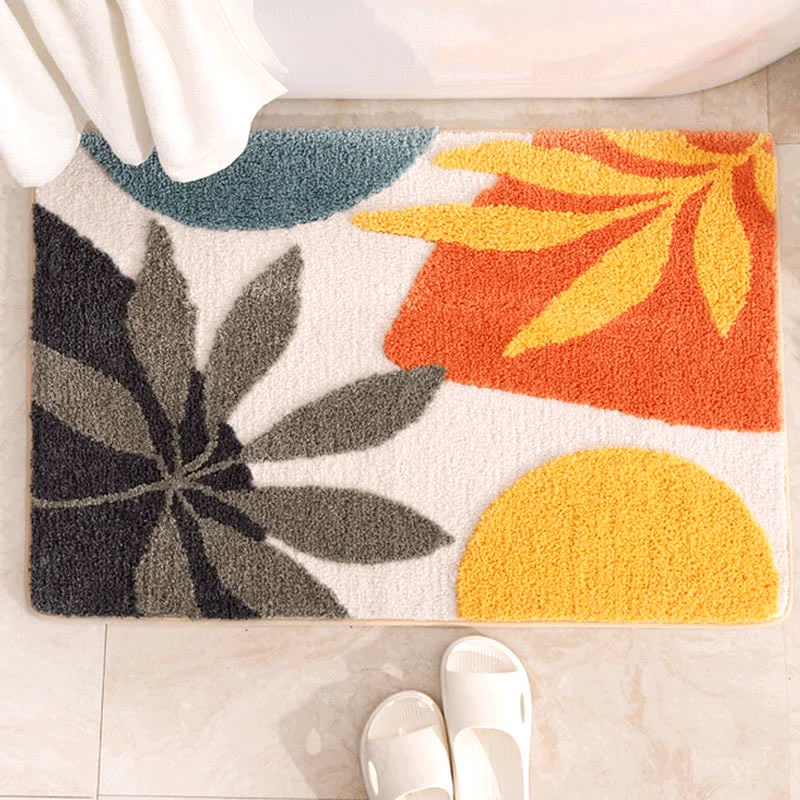 Powerful Ownkoti Rural Water Absorbent Non-slip Bath Mat Easy-to-Use