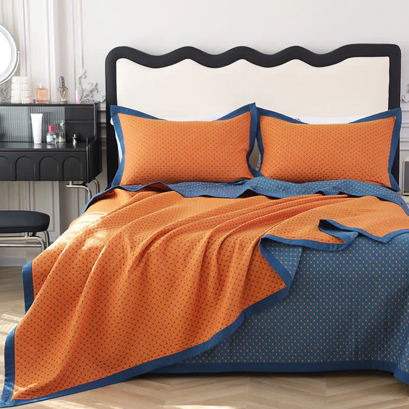 Unique Ownkoti Breathable Soft Cotton Gauze Reverisible Quilt Recyclable