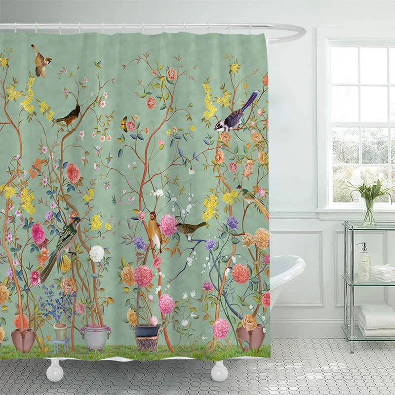 Natural Ownkoti Rural Waterproof Decorative Shower Curtain Quality