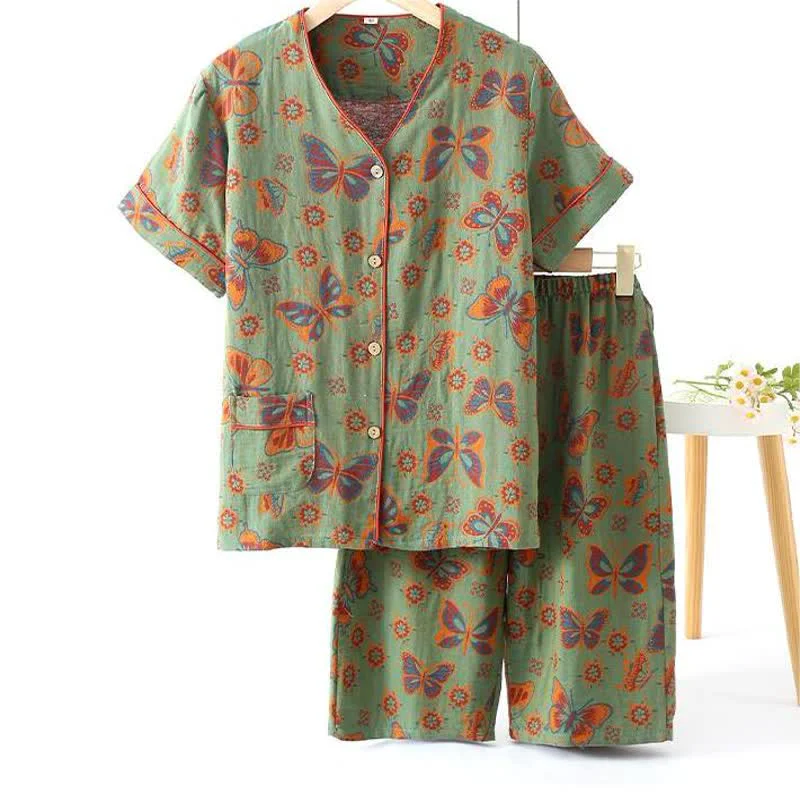 Authentic Button Down Pajama Set Ownkoti Crafted