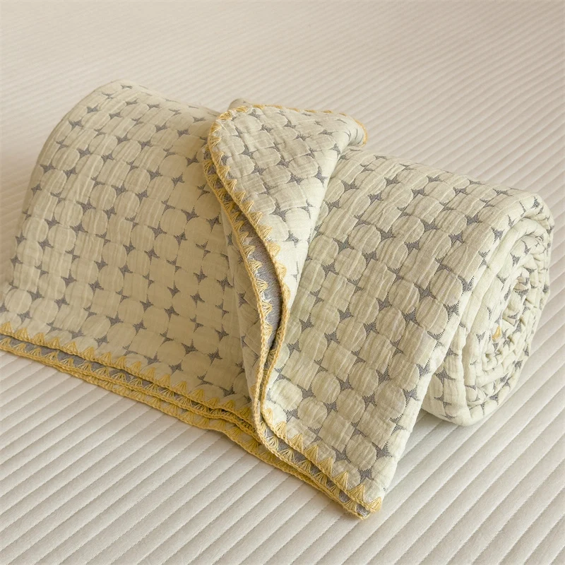 Official Ownkoti Breathable Three Layers Cotton Gauze Quilt Soft