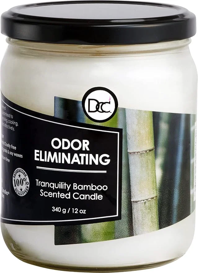 Comfortable Bamboo Odor Eliminating Highly Fragranced Candle Certified