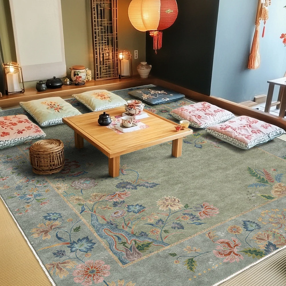 Solid Ownkoti Foldable Refresh Floral Anti-slip Area Rug Authentic