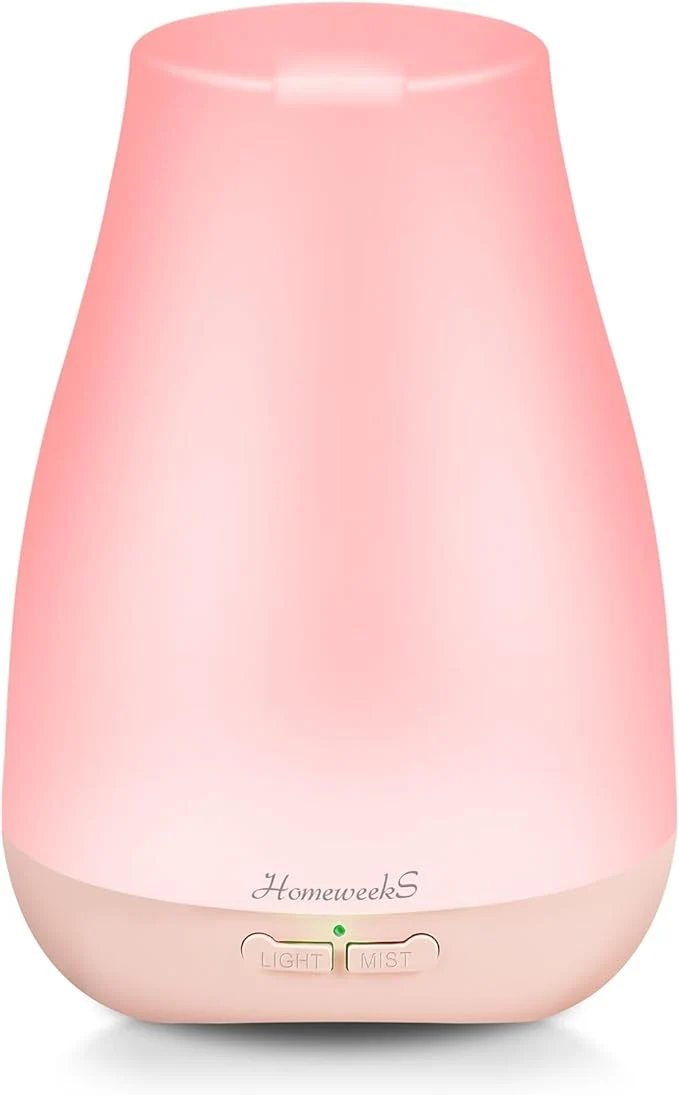 Convenient Homeweeks Diffusers 100ml Colorful Essential Oil Diffuser Enhanced