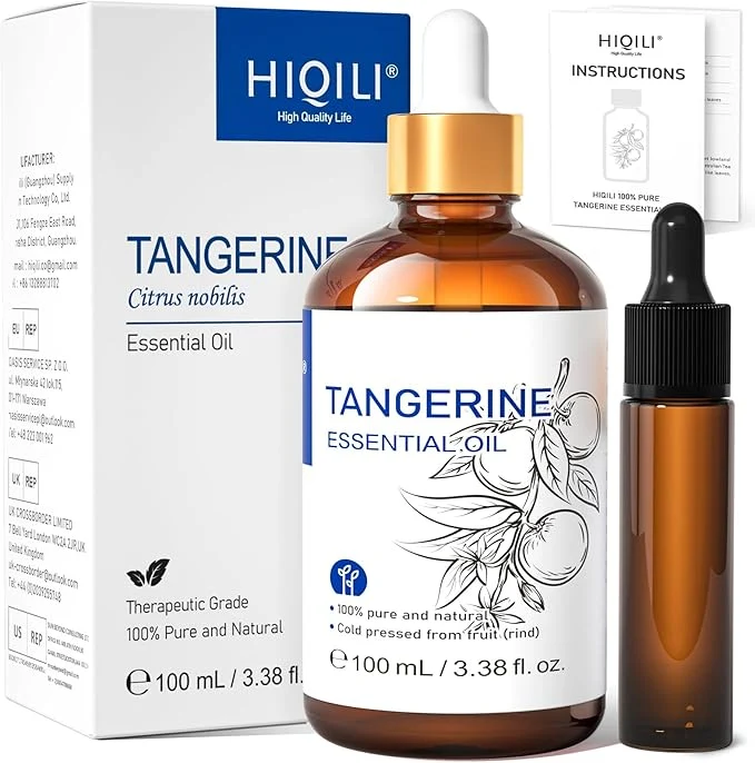 Secure HIQILI 100ML Tangerine Essential Oil Skin Care Hair Care Air Purification Environmentally Friendly