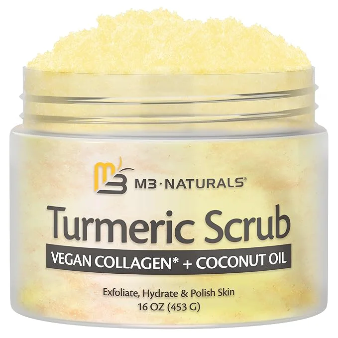 Refined Exfoliating Turmeric Scrub and Skin Exfoliator Fine