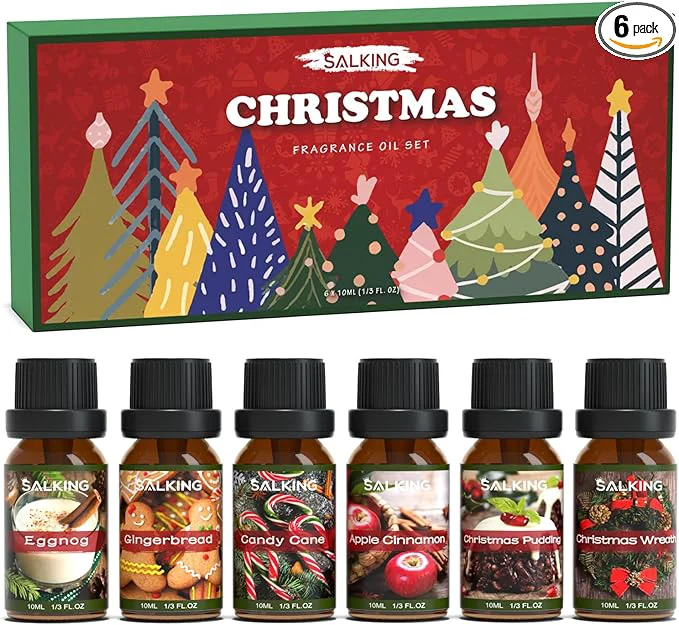 Recyclable SALKING Christmas Fragrance Oils Premium Essential Oil Convenient