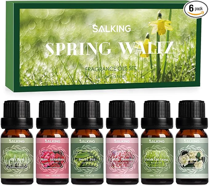 Authentic SALKING Spring Fragrance Oils Set Premium Essential Oils Gift Set Long-Lasting