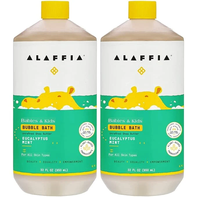 Dependable Alaffia Bubble Bath for Babies Kids Eucalyptus Mint 2-Pack – Long-Lasting Artisan