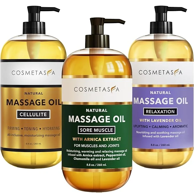 Premium Material Cosmetasa Massage Oil Set Flexible