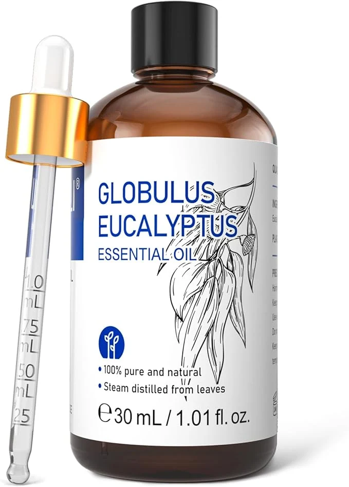 Durable HIQILI Eucalyptus Essential Oil 1 Fl Oz Pure Natural Therapeutic Grade Certified