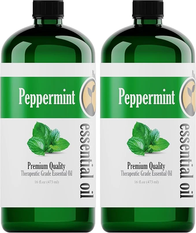 Selected Natures-Star Peppermint Essential Oil 2-Pack – Therapeutic Grade – Candle Environmentally Friendly