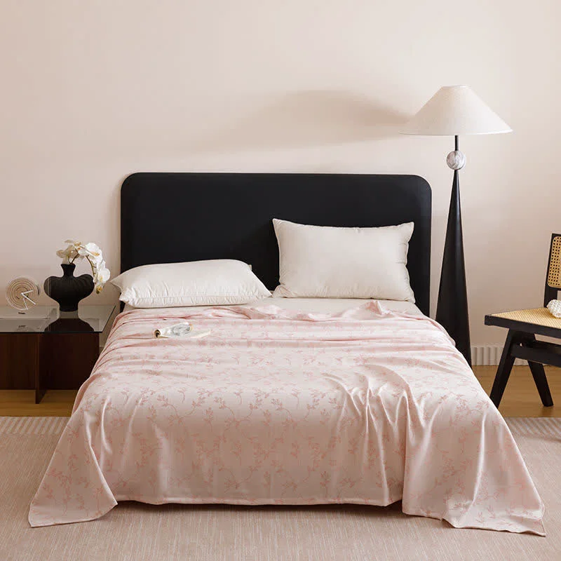 Versatile Ownkoti Pastoral Leaf Cooling Sheet Bedspread Practical