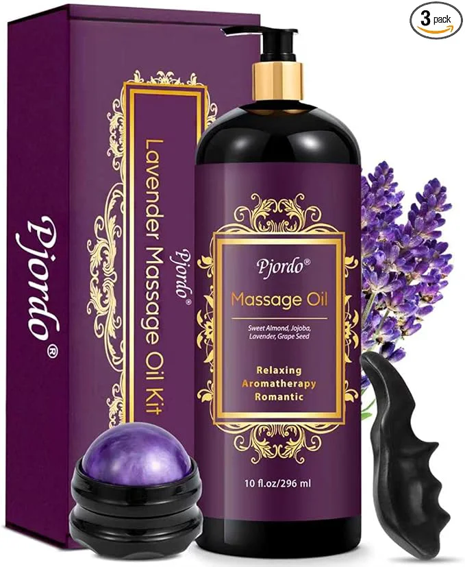 Smart Pjordo Aromatherapy Lavender Massage Oil Massage Oil Clean