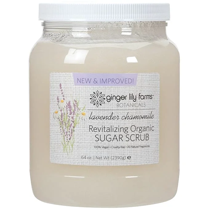 Elite Ginger Lily Farms Botanicals Revitalizing Organic Sugar Scrub All-Natural Skin Genuine