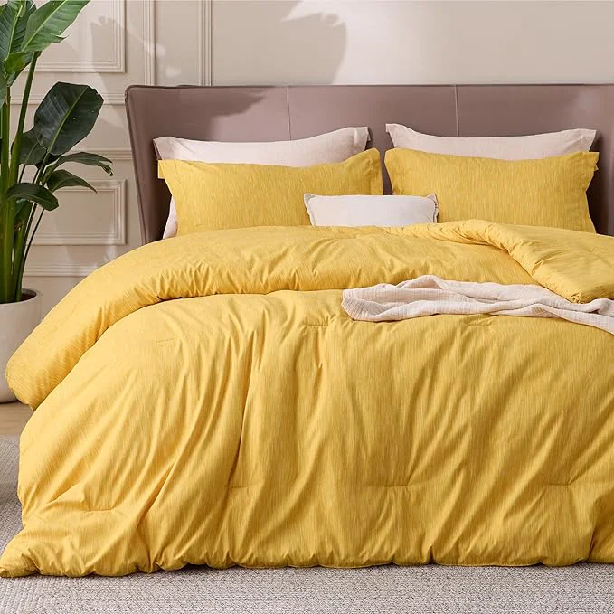 Advanced Bedsure Queen Comforter Set – Dark Red Comforter Queen Size Soft Bedding for All Seasons Cationic Dyed Bedding Set 3 Pieces 1 Comforter 90 quot x90 quot and 2 Pillow Shams 20 quot x26 quot 2 quot High-End