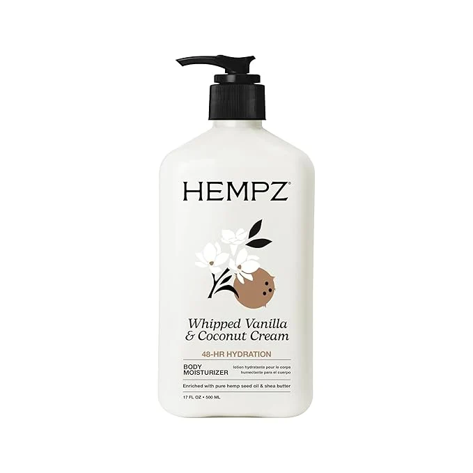 Traditional Hempz Whipped Vanilla Coconut Cream Body Hand Lotion Vegan Formula Specialty