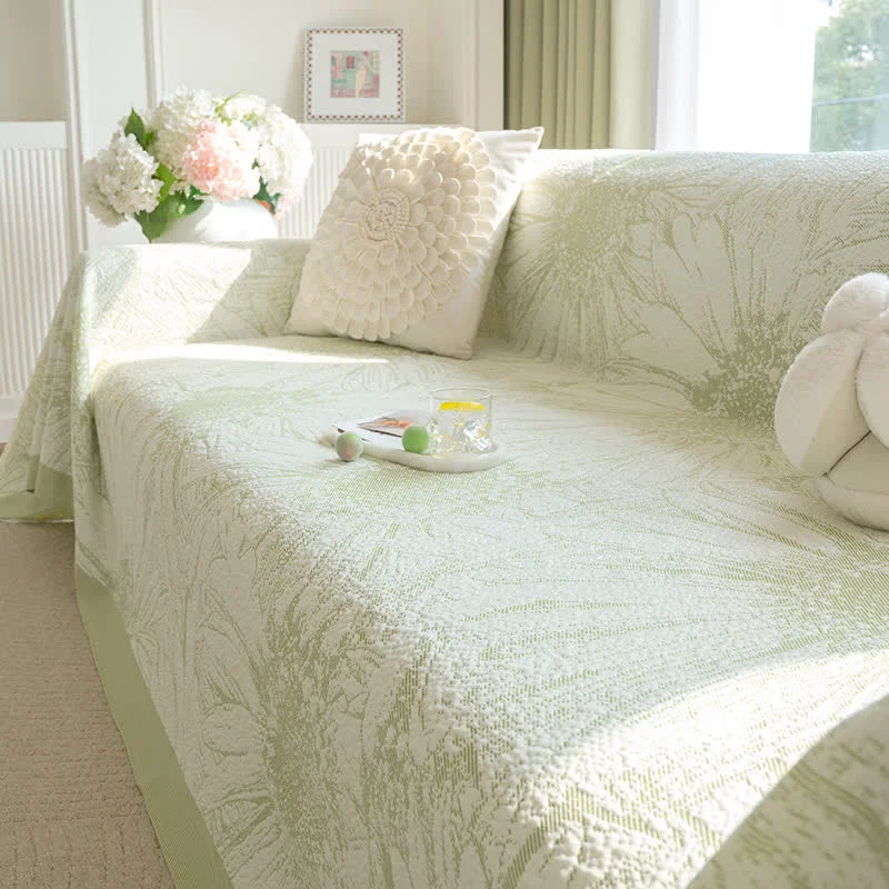 Casual Ownkoti Artistic Sunflower Chenille Sofa Throw Blanket Classic